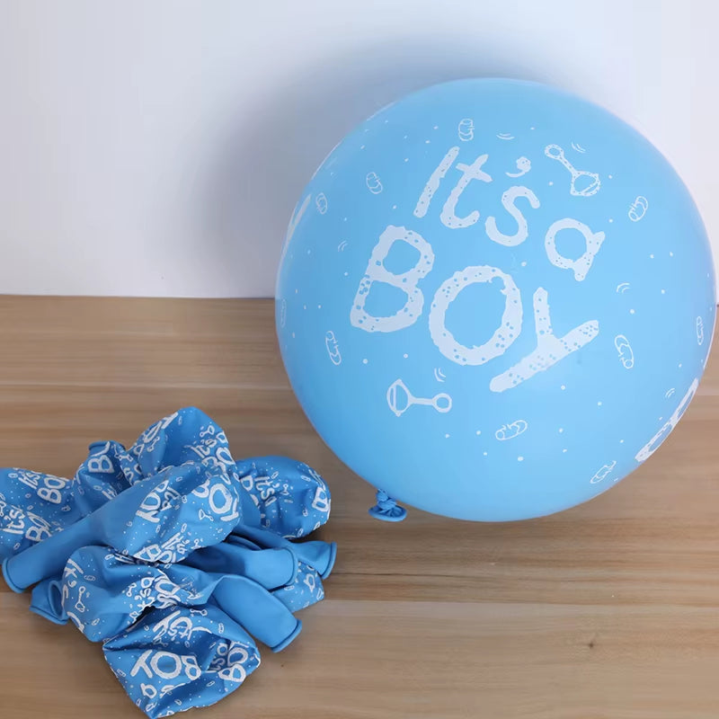 10Pc/Lot 12Inch Baby Shower Balloons Its a Boy It'S a Girl Latex Balloons Children Birthday Party Decorations Kid Toys