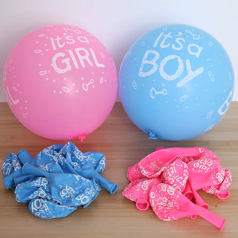 10Pc/Lot 12Inch Baby Shower Balloons Its a Boy It'S a Girl Latex Balloons Children Birthday Party Decorations Kid Toys