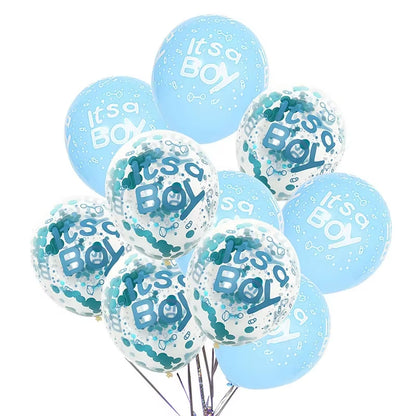 Baby Shower Balloons Its a Boy It'S a Girl Balloons Gender Reveal Birthday Party Decorations Helium Ballon 10Pcs/Lot 12Inch