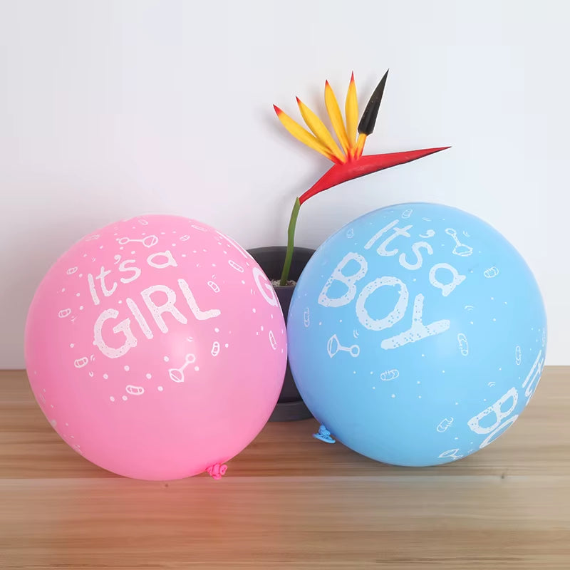 10Pc/Lot 12Inch Baby Shower Balloons Its a Boy It'S a Girl Latex Balloons Children Birthday Party Decorations Kid Toys