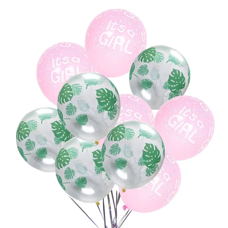 Baby Shower Balloons Its a Boy It'S a Girl Balloons Gender Reveal Birthday Party Decorations Helium Ballon 10Pcs/Lot 12Inch